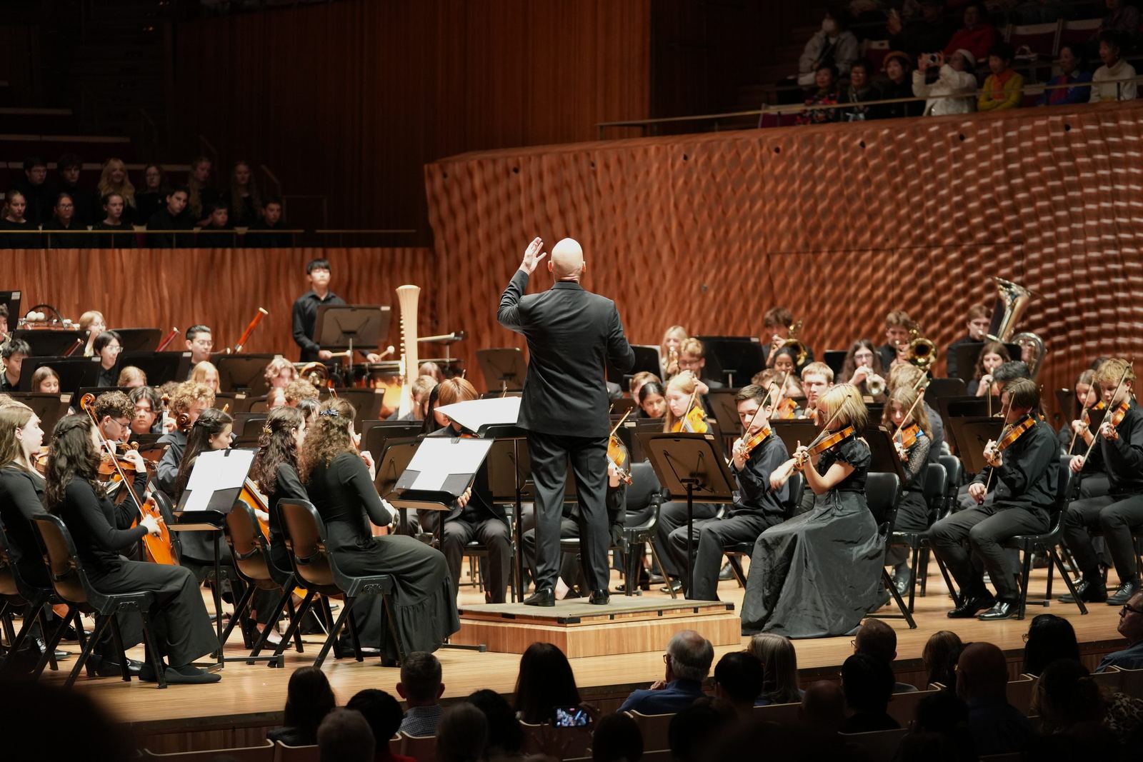 Orchestra in the Concert Hall with the audience in front